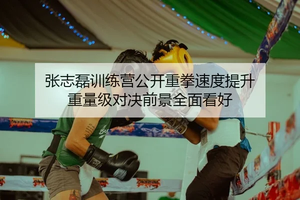 张志磊训练营公开重拳速度提升 重量级对决前景全面看好